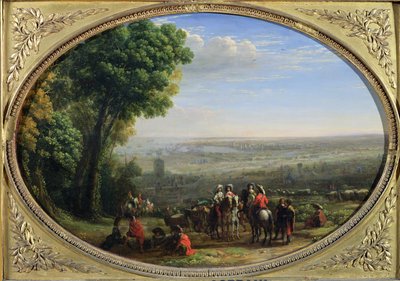 El Sitio de La Rochelle por Luis XIII (1601-43) octubre de 1628, c.1631 de Claude Lorrain